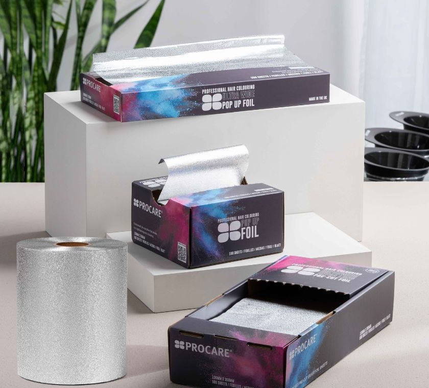 pop up and embossed hair foil