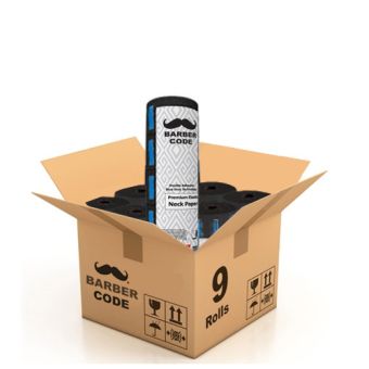 Box of 9 Neck Paper Black