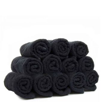 professional hair salon towel black bleach proof