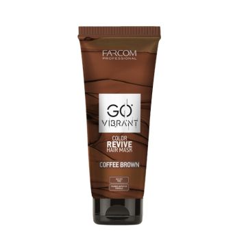 FARCOM PROFESSIONAL GO VIBRANT MASK Coffee Brown KAZEM