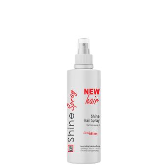 NEWHAIR shine hair spray for an intensive shine look and frizz control