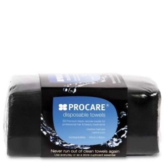 professional hair salon towel black