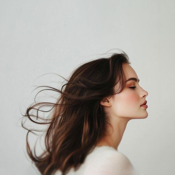 beautiful girl with natural hair