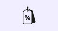 Offers and promotions tag icon